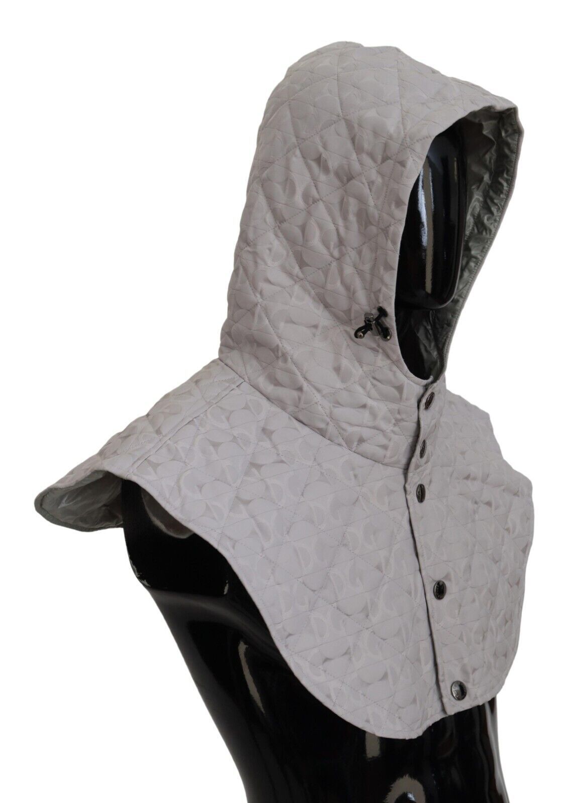 Dolce & Gabbana Weiß gesteppt ganze Kopf wickeln eine Größe Nylon Hut