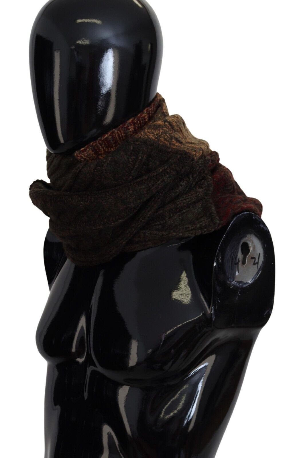 Dolce & Gabbana Multicolor gestrickt Männer Hals Wrap Schal Schal