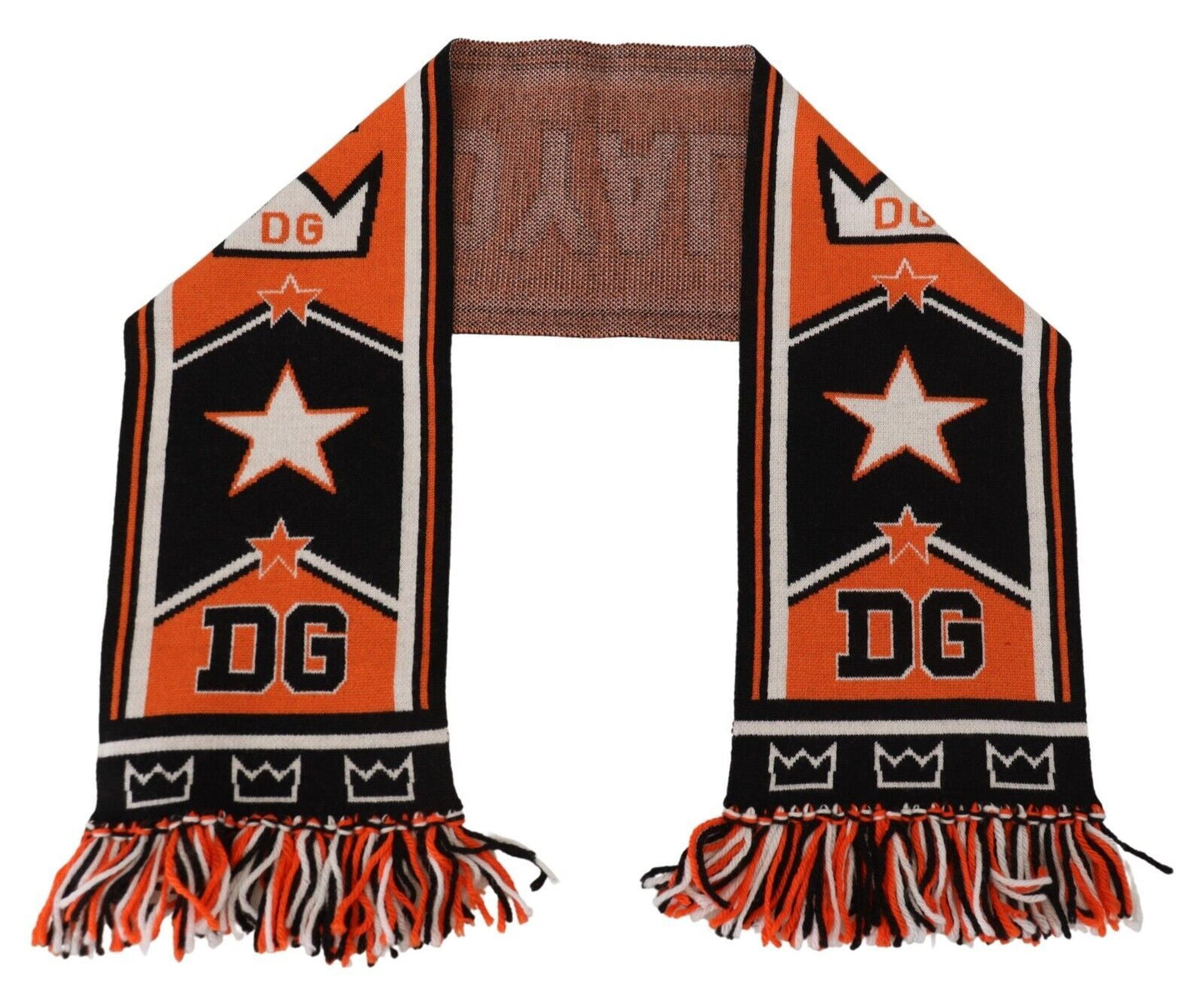 Dolce & Gabbana Multicolor DG Logo bedruckt Männer Hals Wrap Schal Schal