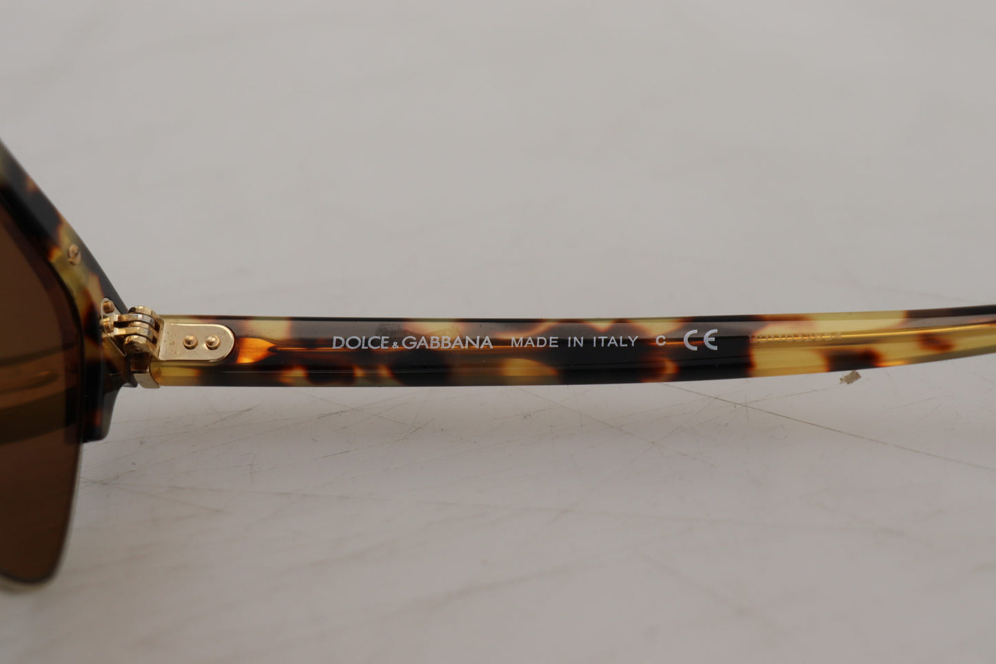 Dolce & Gabbana Goldbraun Azetat Havanna DG430A Sonnenbrille