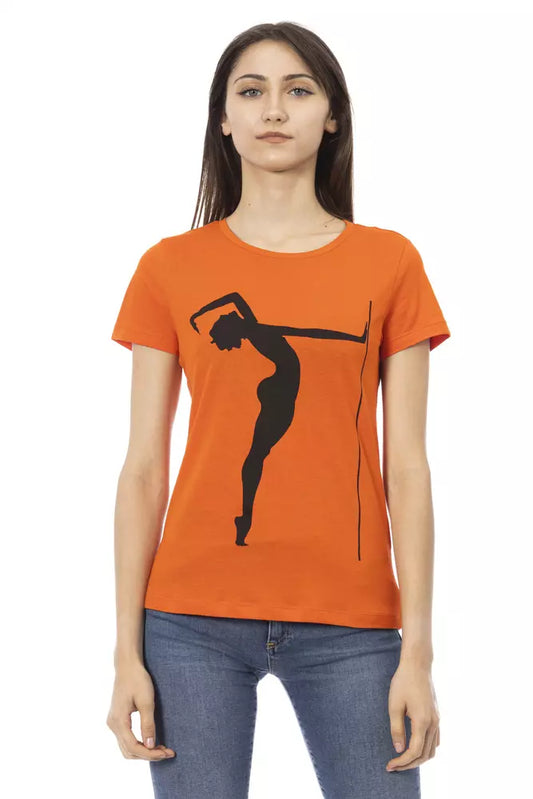 Trussardi Action Orange Baumwolle Frauen T-Shirt