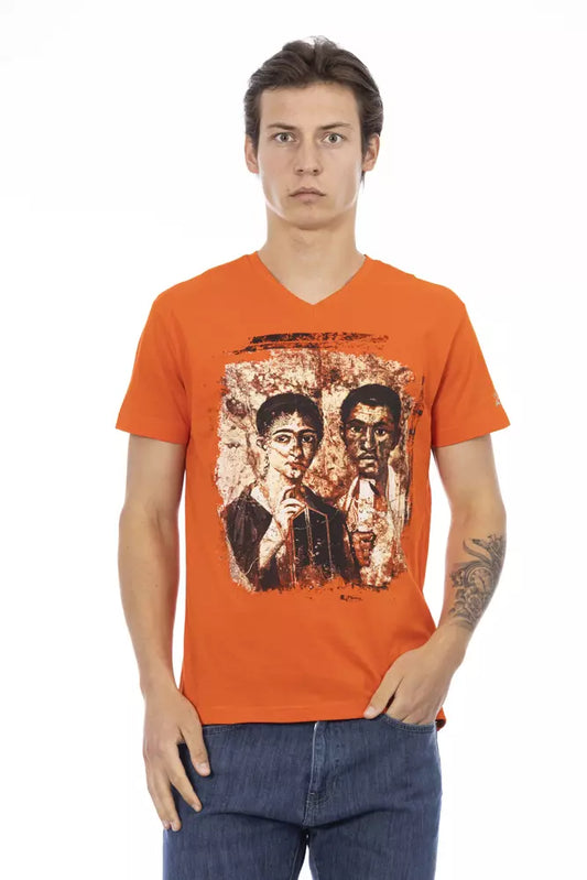 Trussardi Action Oranges T-Shirt aus Baumwolle für Herren