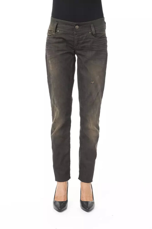 BYBLOS Schwarz Baumwolle Frauen Jeans