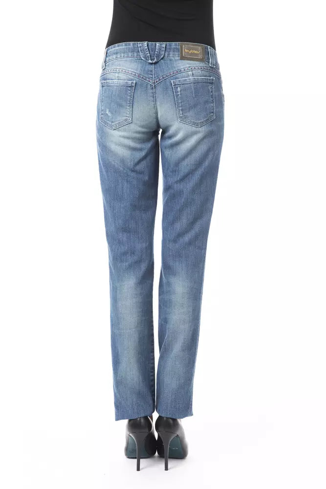 BYBLOS Blaue Baumwolle Frauen Jeans