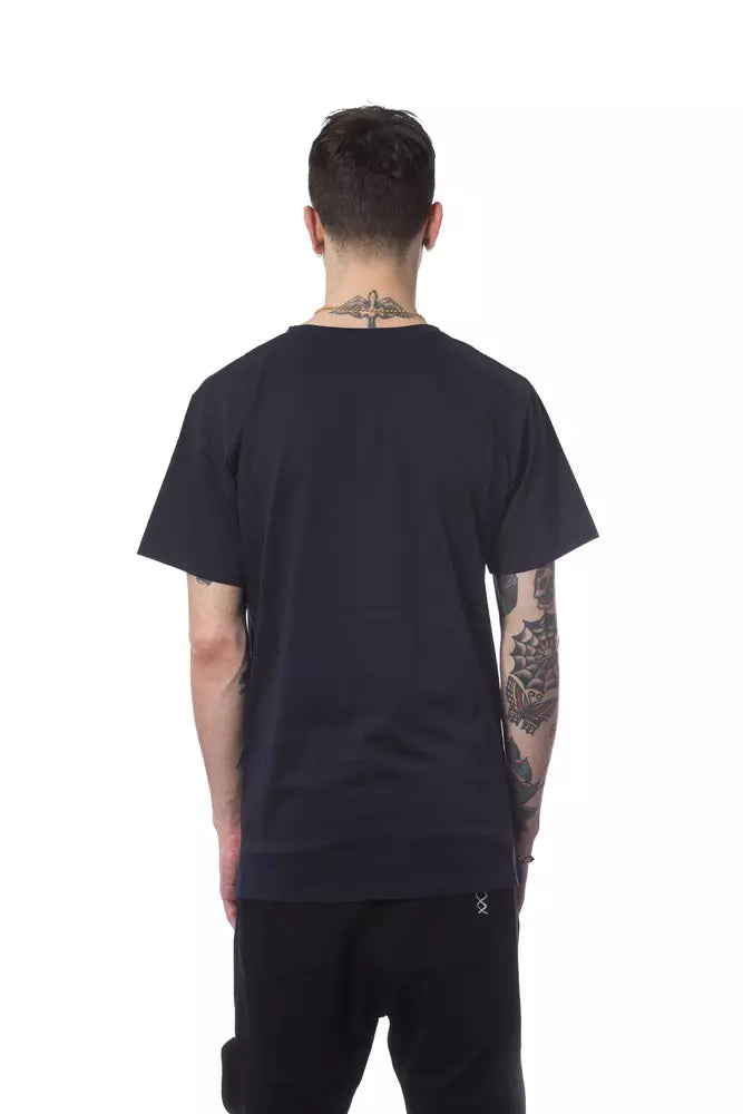 Nicolo Tonetto Baumwoll-T-Shirt für Herren in Blau
