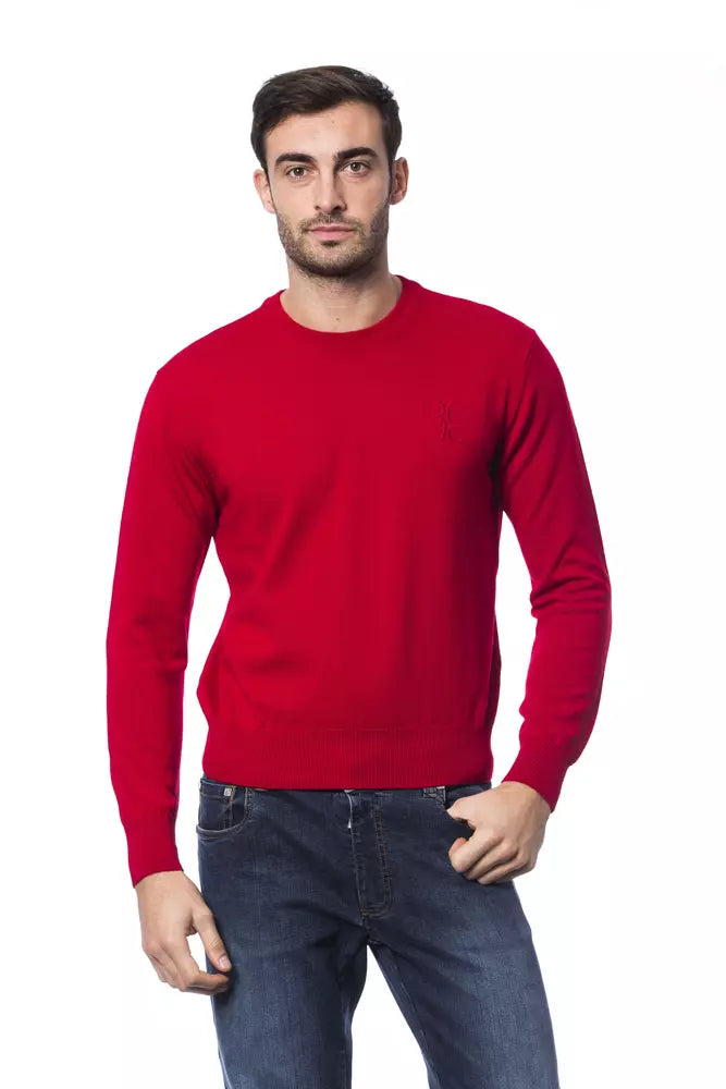 Billionaire Italian Couture Pullover aus roter Merinowolle für Herren