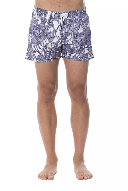 Roberto Cavalli Sport Badehose für Herren aus Polyester in Hellblau