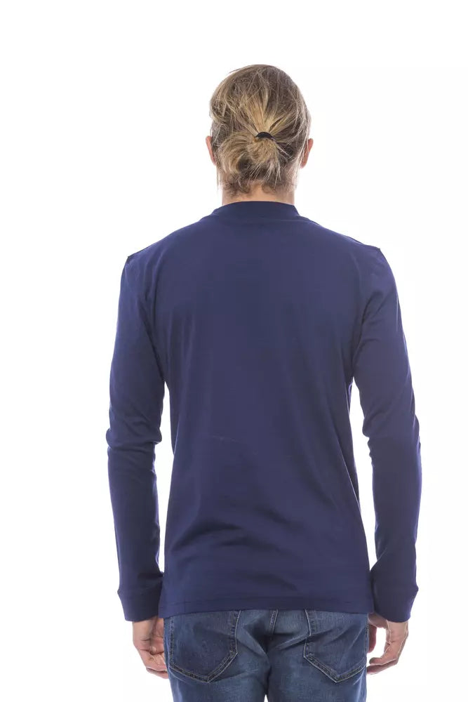 Verri Blauer Baumwollpullover für Männer