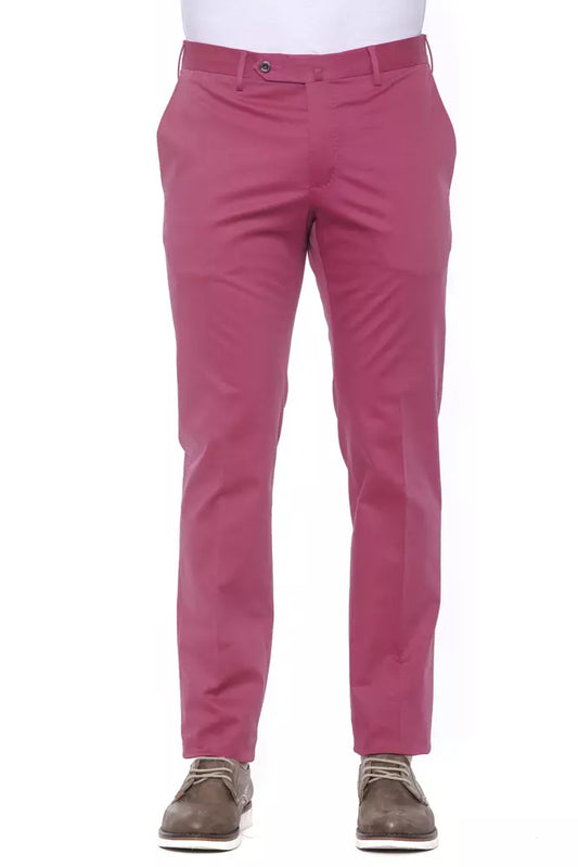 PT Torino Fuchsia-Bunte Herren-Baumwollhose
