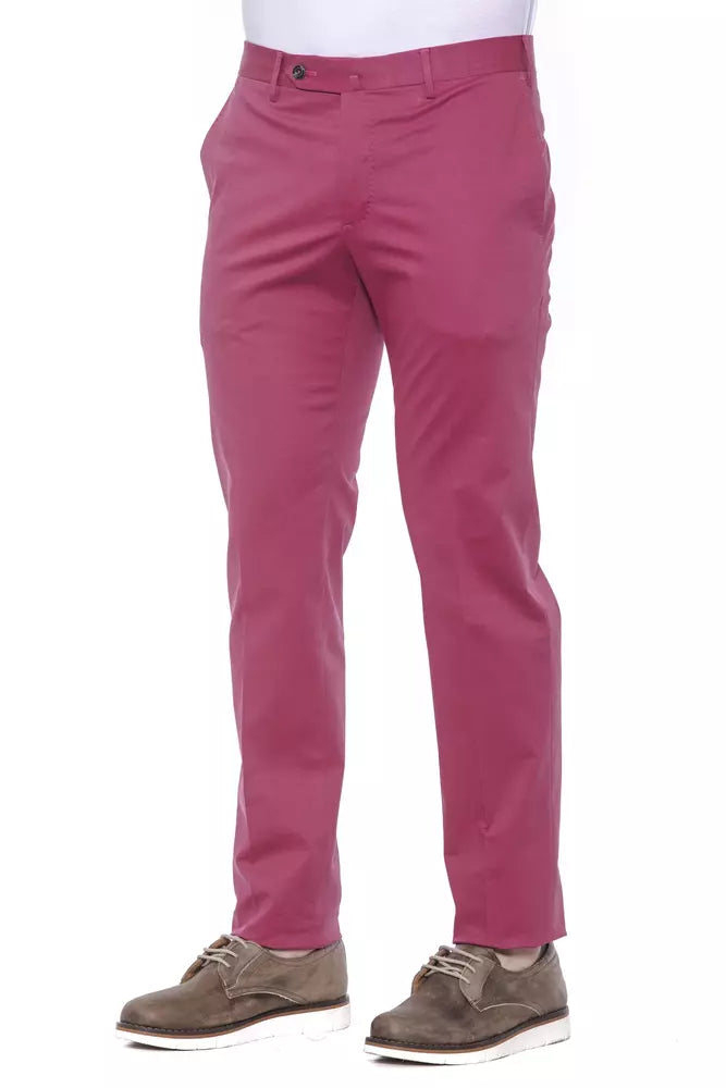 PT Torino Fuchsia-Bunte Herren-Baumwollhose