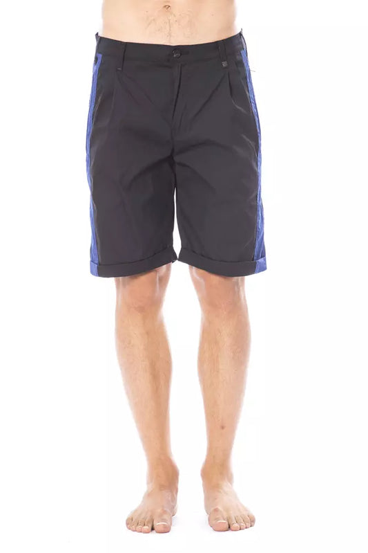 Verri Schwarz Baumwolle Herren Casual Short