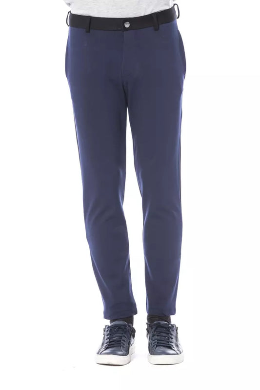 Verri Blaue Viskose-Hose für Männer