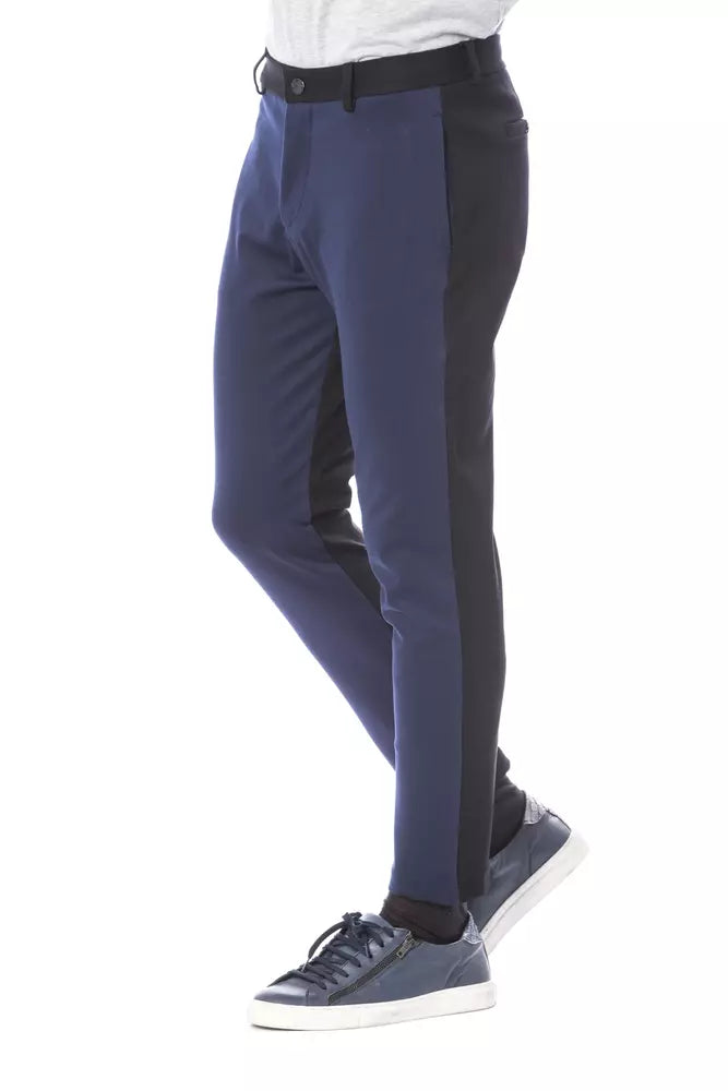 Verri Blaue Viskose-Hose für Männer
