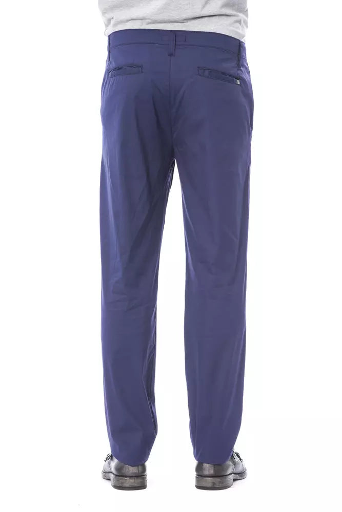Verri Blaue Baumwolle Herrenhose