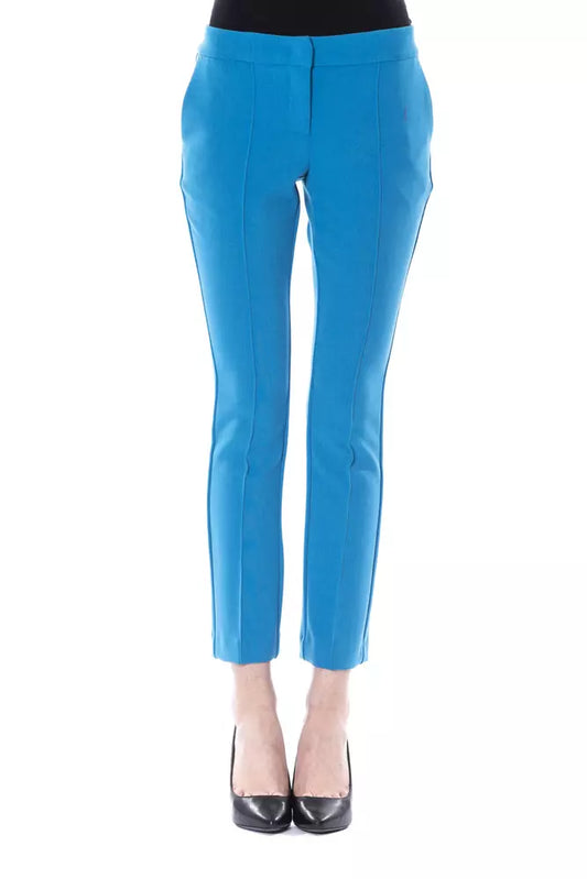 BYBLOS Hellblaue Polyester Damenhose