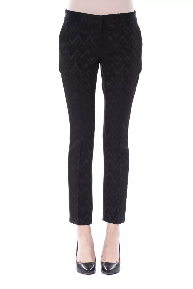 BYBLOS Schwarze Marabu-Hose für Frauen