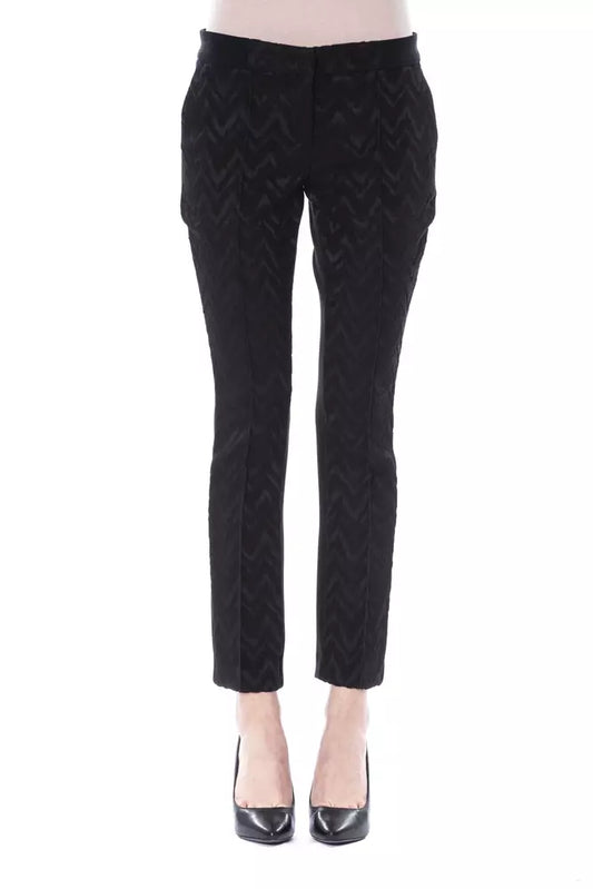 BYBLOS Schwarze Marabu-Hose für Frauen