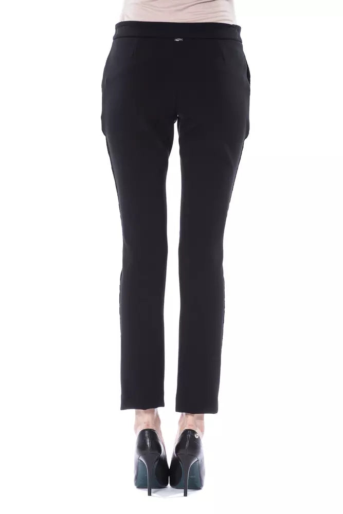 BYBLOS Schwarze Marabu-Hose für Frauen