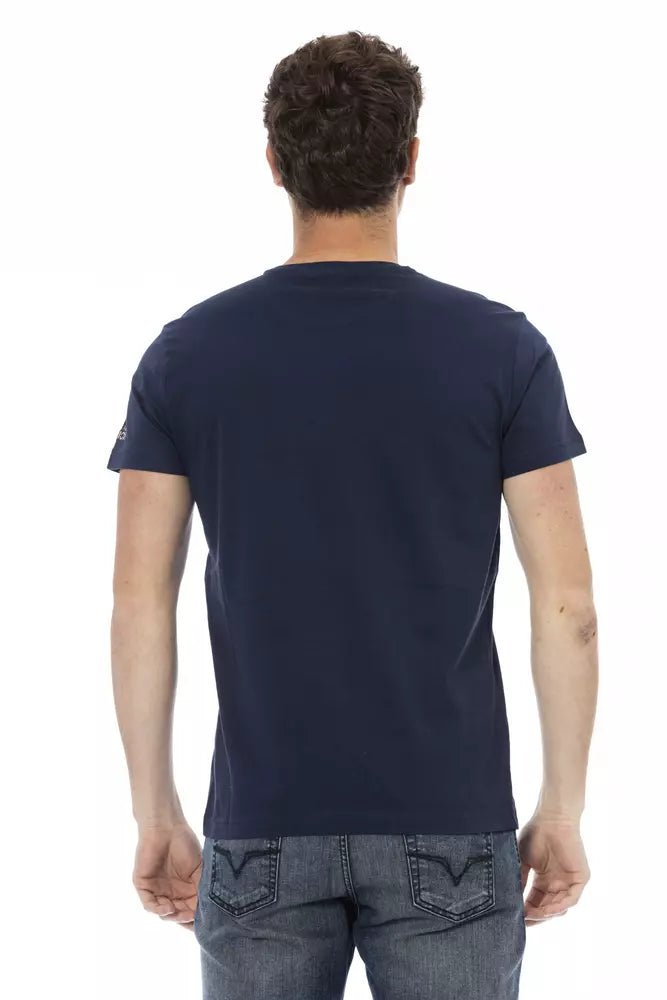 Trussardi Action Baumwoll-T-Shirt für Herren in Blau