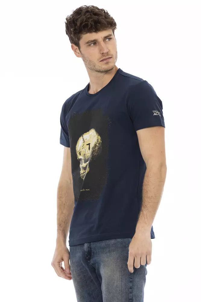 Trussardi Action Baumwoll-T-Shirt für Herren in Blau