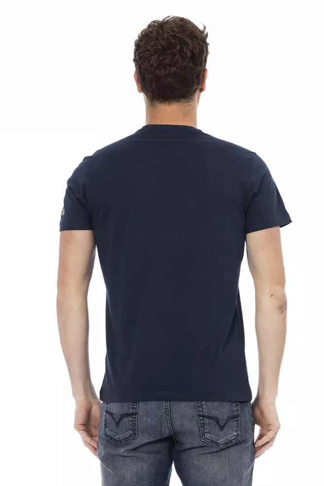 Trussardi Action Baumwoll-T-Shirt für Herren in Blau