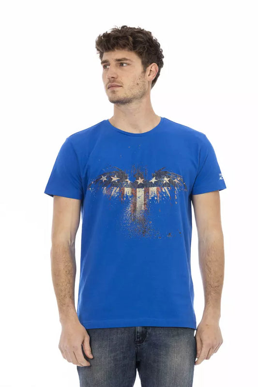 Trussardi Action Baumwoll-T-Shirt für Herren in Blau