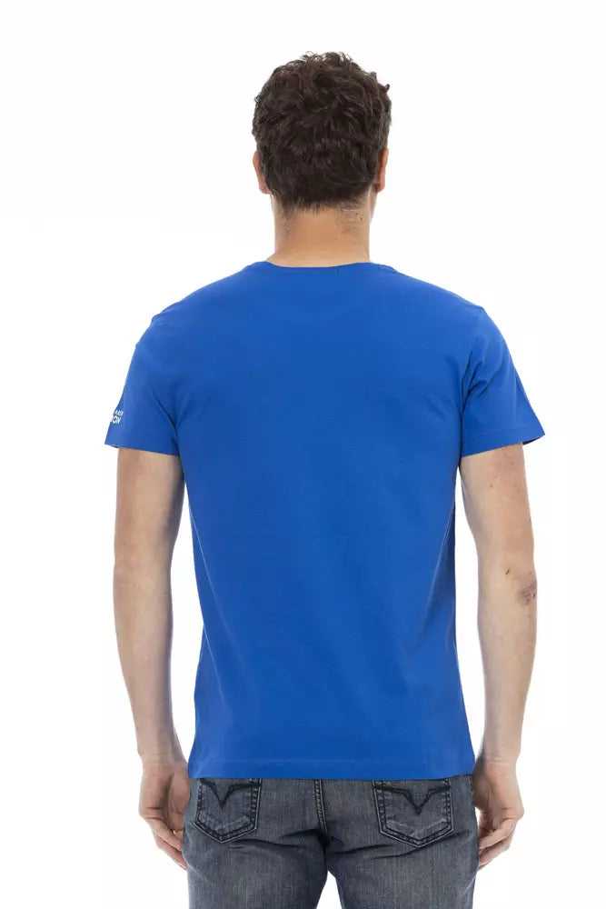 Trussardi Action Baumwoll-T-Shirt für Herren in Blau