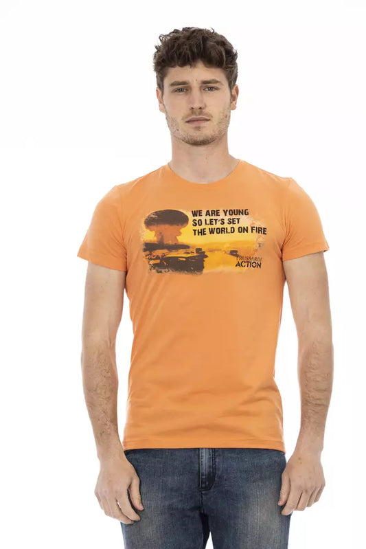 Trussardi Action Oranges T-Shirt aus Baumwolle für Herren