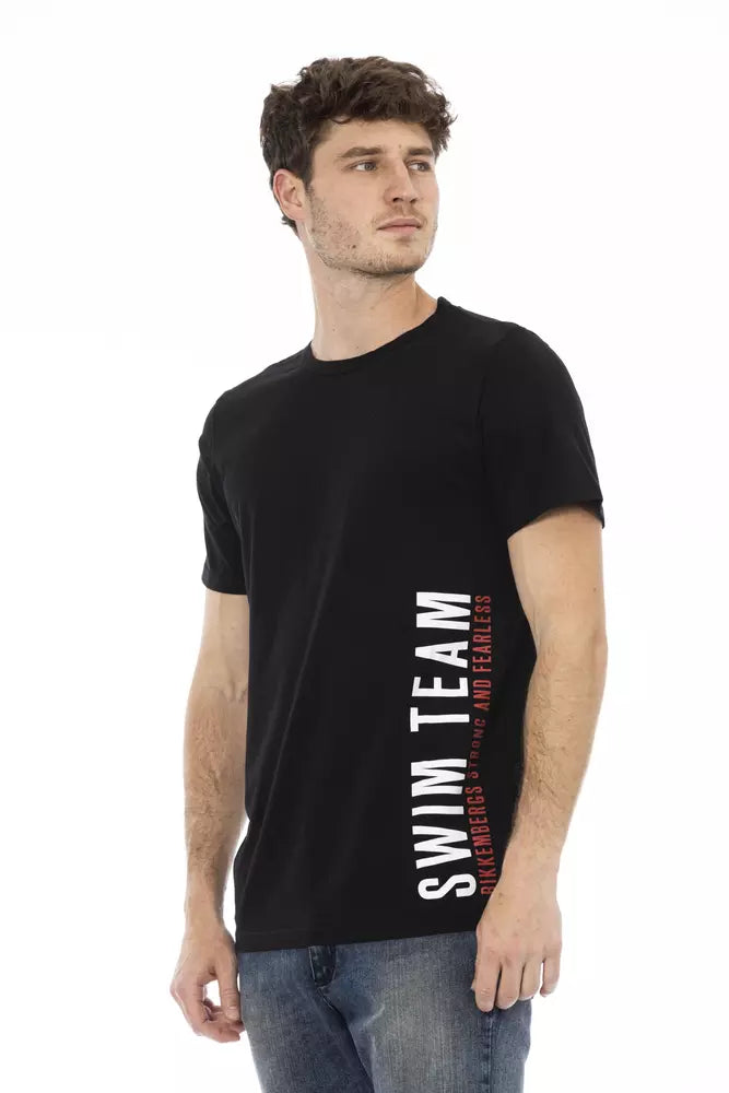 Bikkembergs Schwarzes Baumwolle Männer T-Shirt