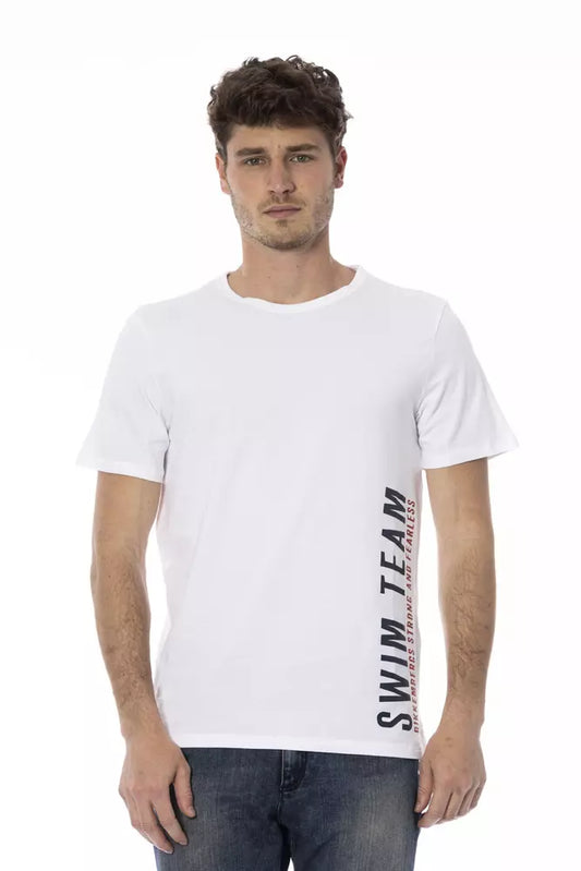 Bikkembergs Weißes Baumwolle Männer T-Shirt