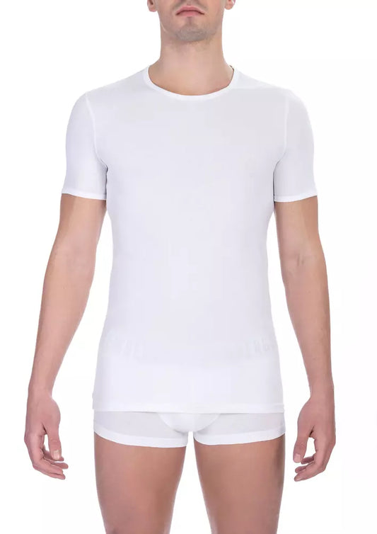 Bikkembergs Weißes Baumwolle Männer T-Shirt