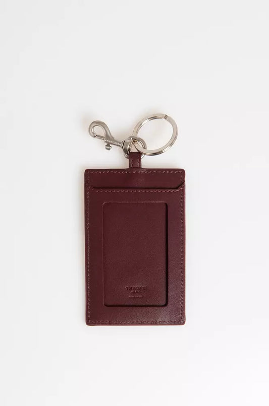 Trussardi Braunes Leder Herren Badge Holder