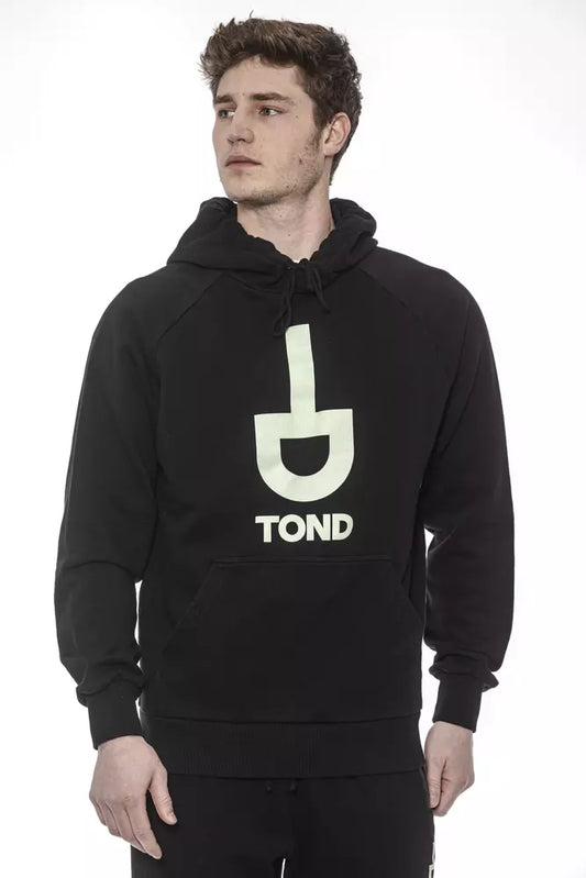 Tond Schwarzes Baumwoll-Sweatshirt für Männer