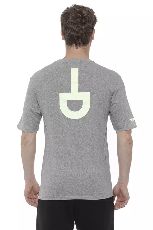 Tond Graues Baumwolle Männer T-Shirt