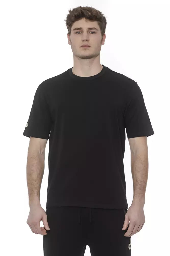 Tond Schwarzes Baumwoll-T-Shirt für Männer