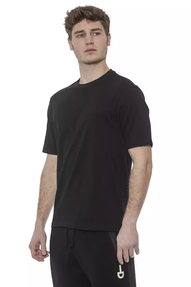 Tond Schwarzes Baumwoll-T-Shirt für Männer