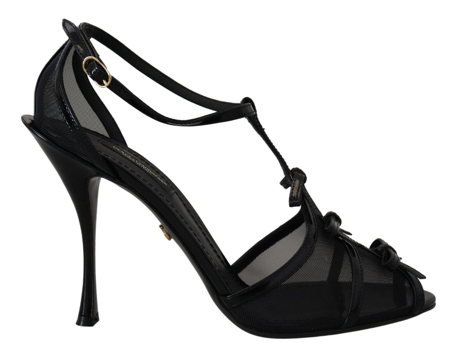 Dolce & Gabbana Schwarz Stiletto High Heels Sandalen Schuhe