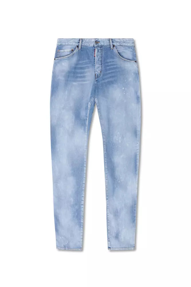 Dsquared² Hellblaue Baumwolle Herren Jeans