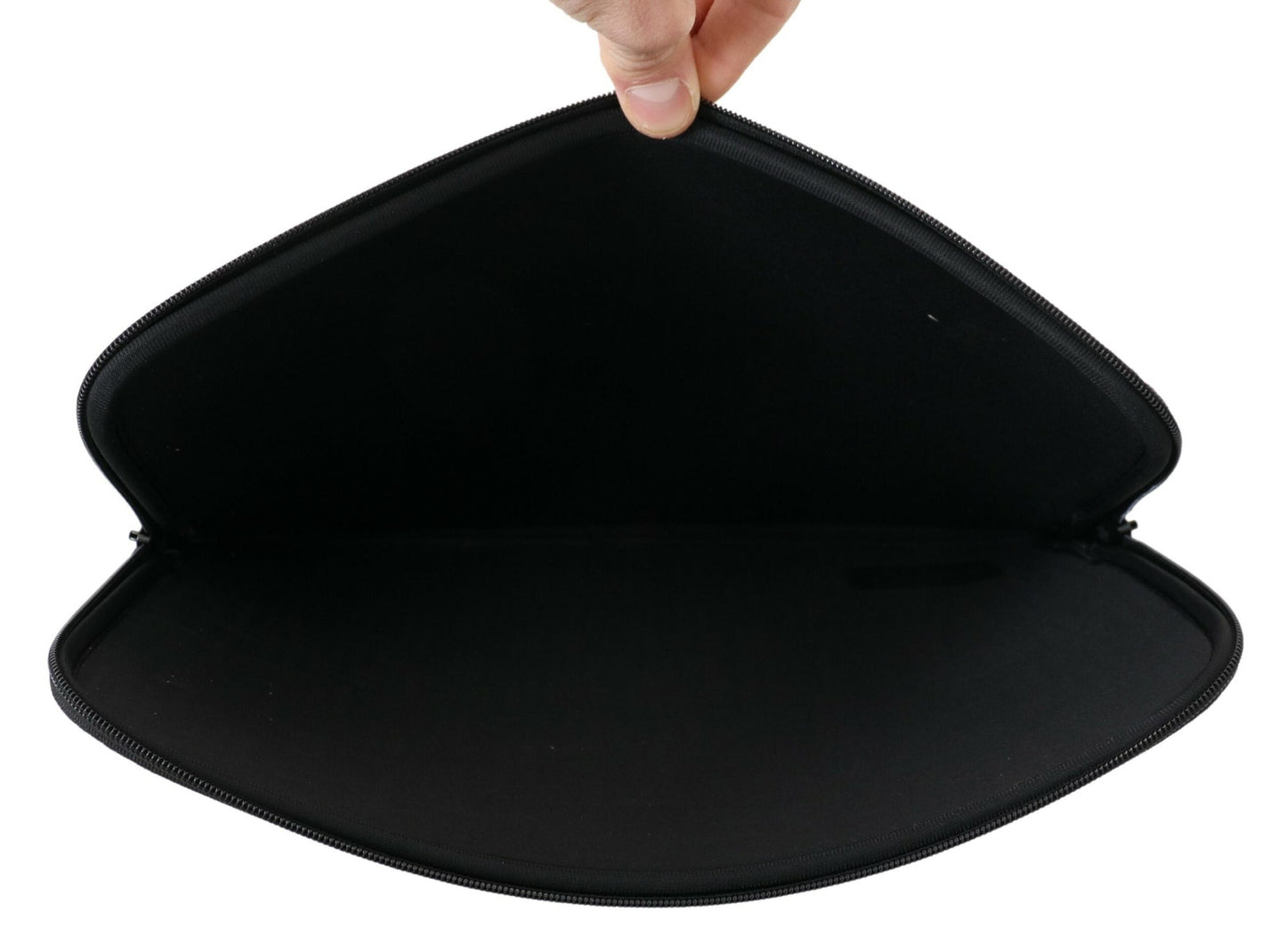 Gant Schwarzes gepolstertes Etui Tasche Zipper Cover Sleeve Case