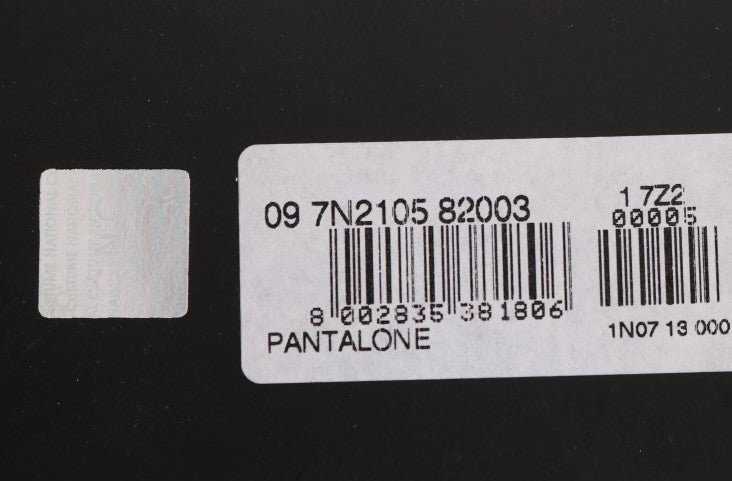 Costume National Schwarze Slim Fit Baumwoll-Stretch-Hose