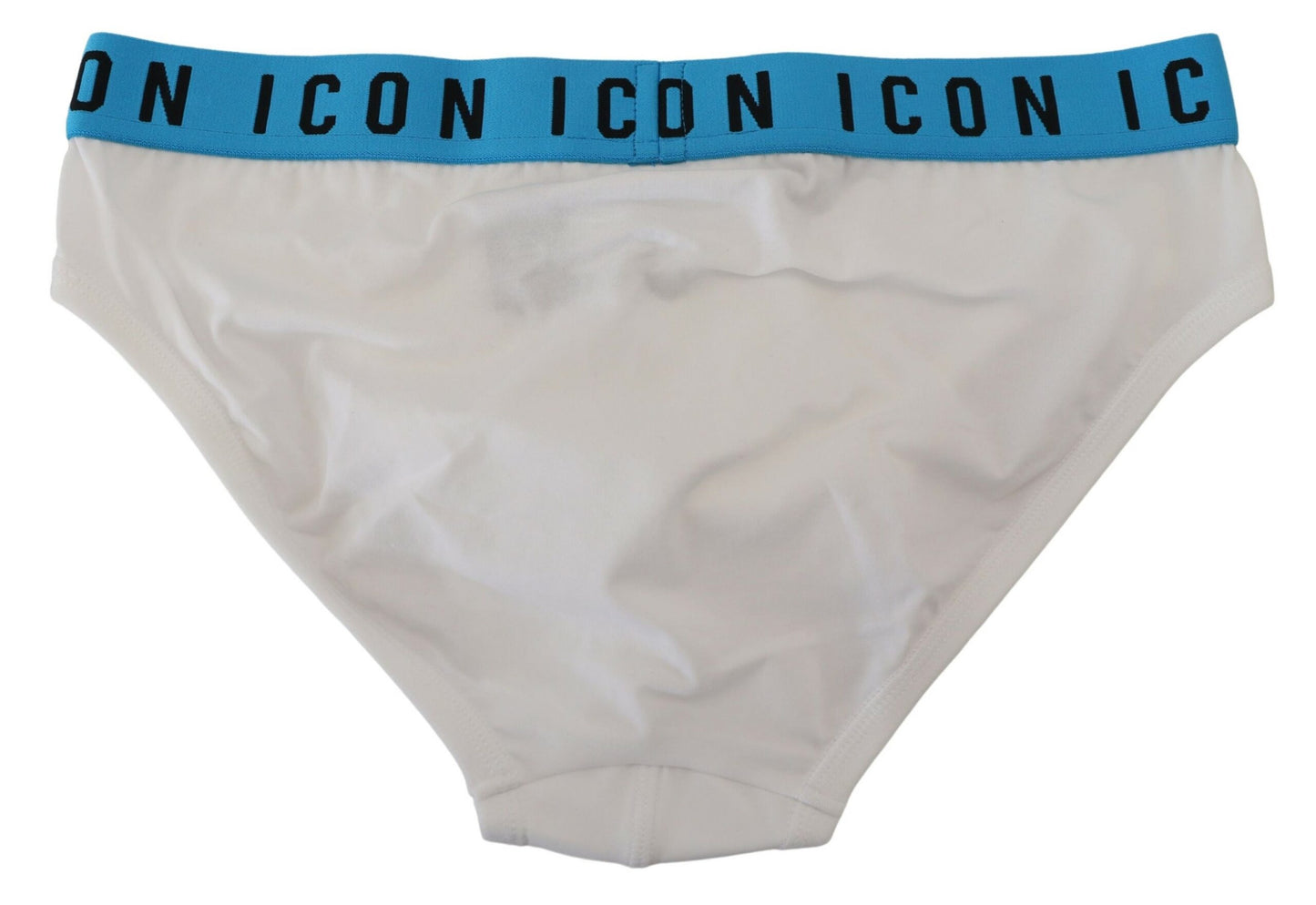 Dsquared² Weiße Icon Logo Baumwolle Stretch Männer Slip Unterwäsche