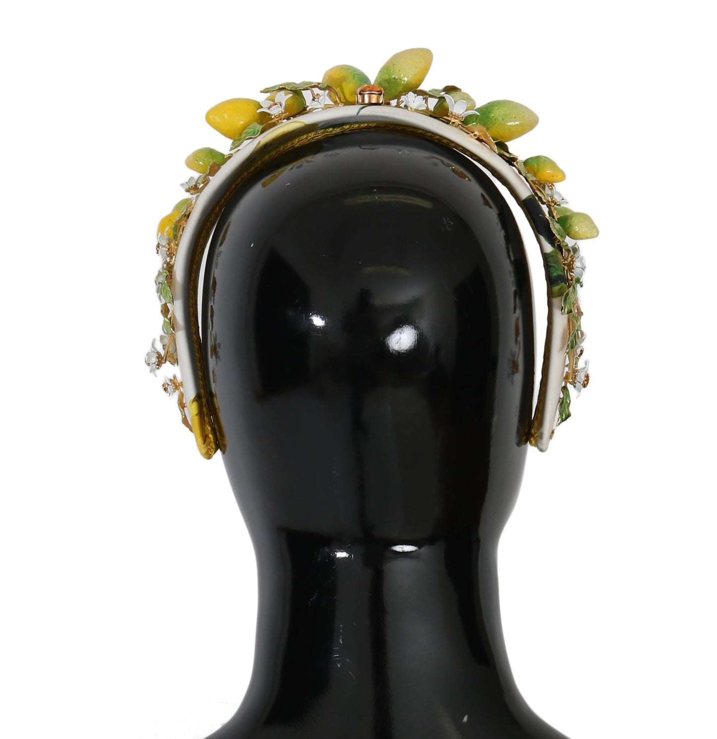 Dolce & Gabbana Gelbe Zitronen Sizilien Kristall Diadem Tiara Stirnband