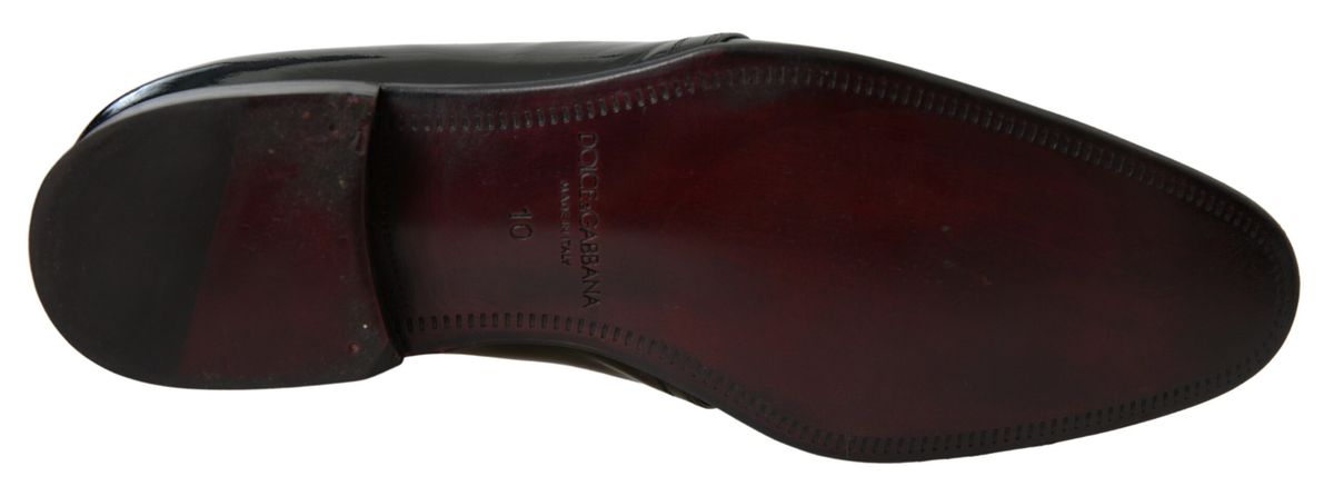 Dolce & Gabbana Schwarze Lackleder-Schuhe