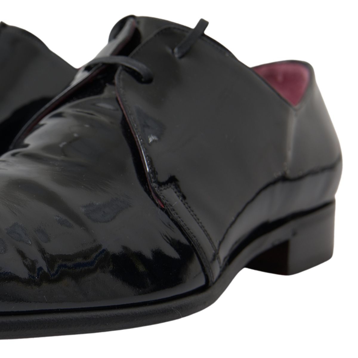Dolce & Gabbana Schwarze Lackleder-Schuhe