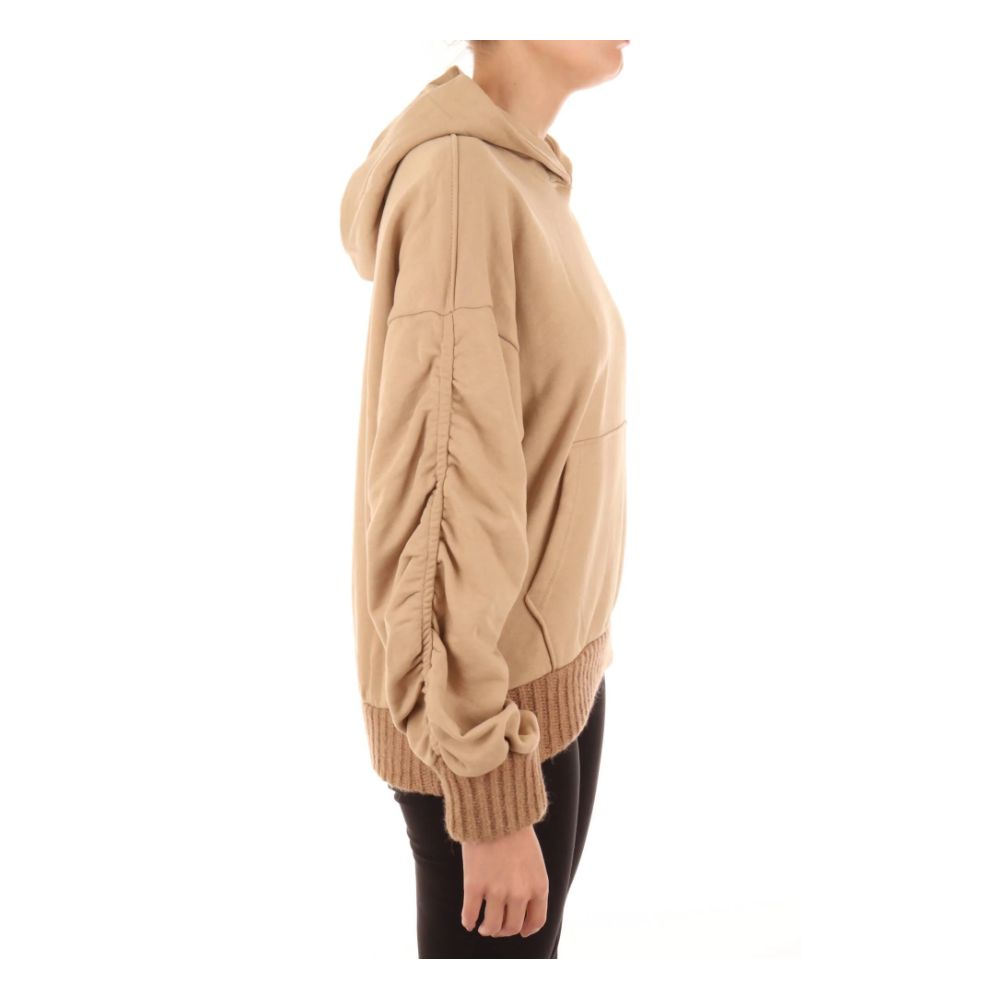 Hinnominate Schicker Kapuzenpullover aus Baumwolle in Übergröße mit gerafften Ärmeln