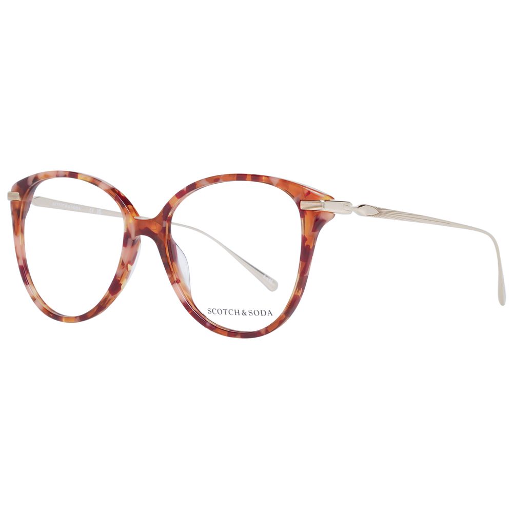 Scotch & Soda Orangefarbene Brille aus Acetat (Gestell)