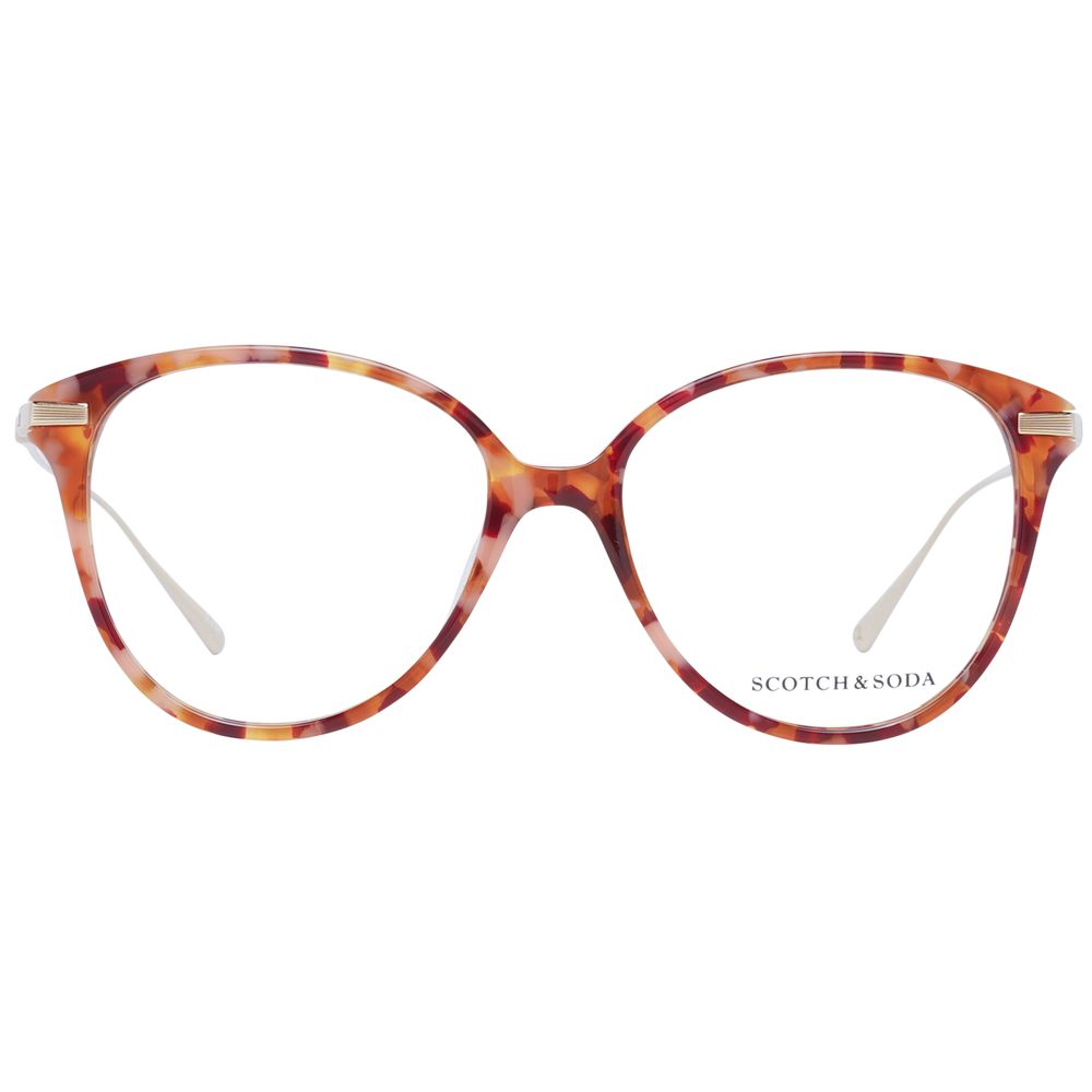 Scotch & Soda Orangefarbene Brille aus Acetat (Gestell)