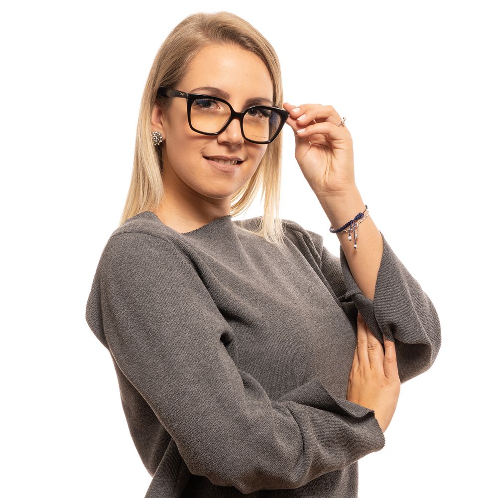 Yohji Yamamoto Schwarze Kunststoffbrille (Gestelle)