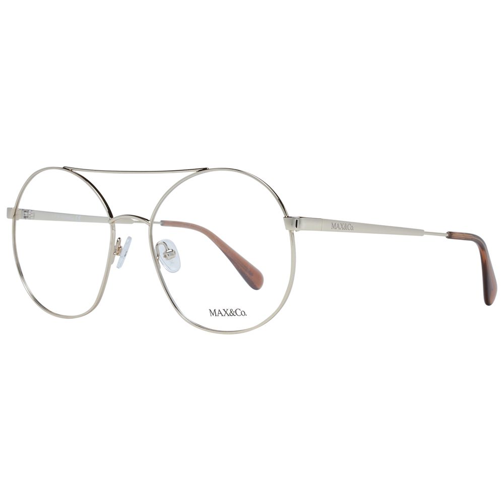 Max & Co Goldene Metallbrille (Gestell)