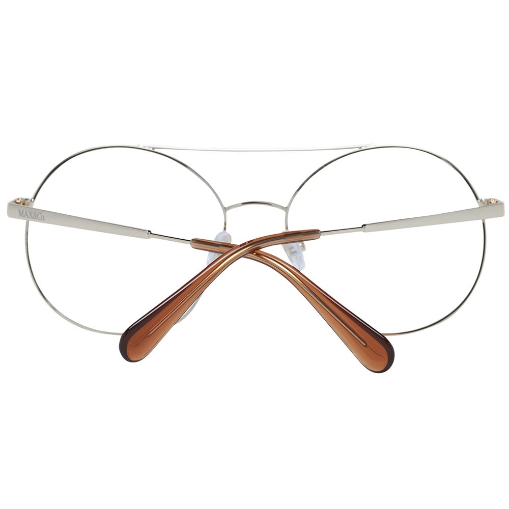 Max & Co Goldene Metallbrille (Gestell)